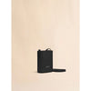 Black leather Museo nano bag with embroidered Marni symbol