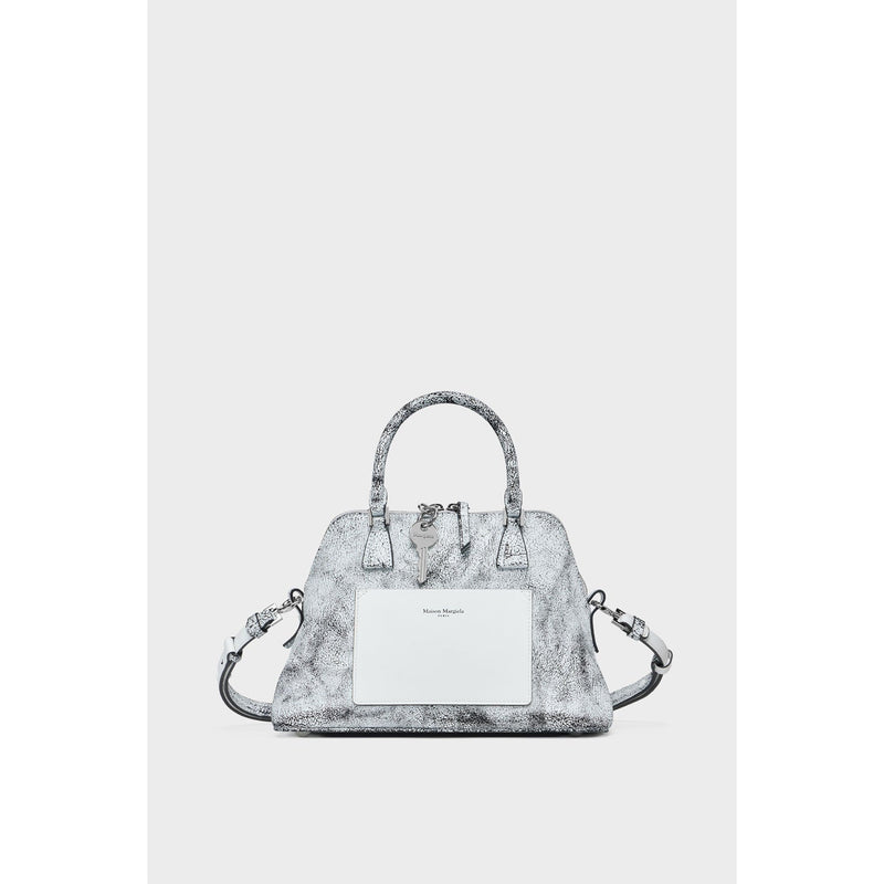 Crossbody bag "5AC" Mini-White & Black