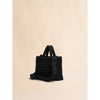 Black nylon Puff small tote bag