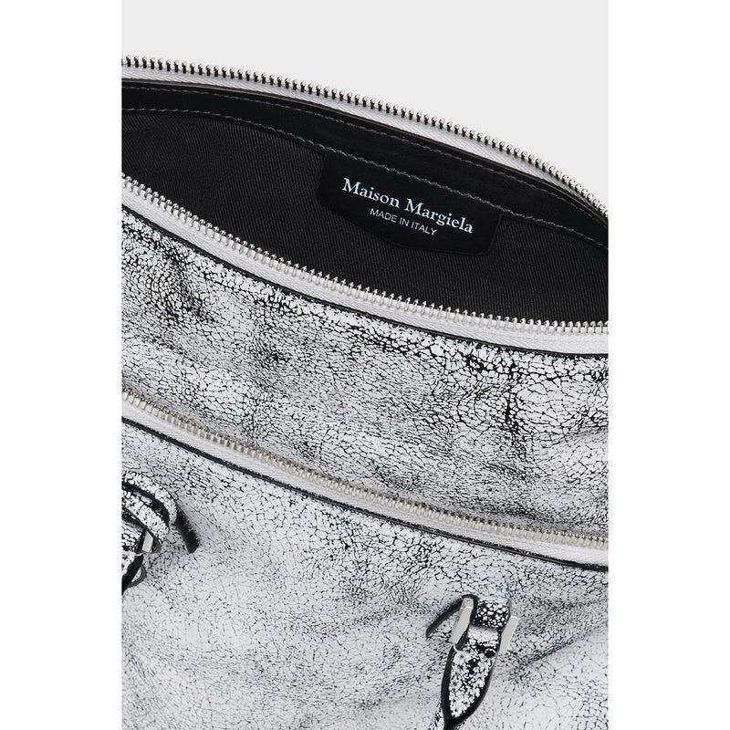 Crossbody bag "5AC" Mini-White & Black