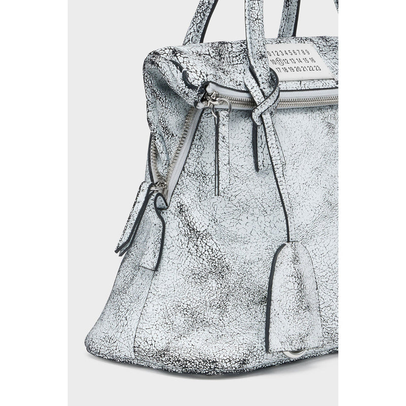 Crossbody bag "5AC" Mini-White & Black