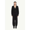 Cotton sweatpants-BLACK-