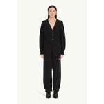 Cotton sweatpants-BLACK-