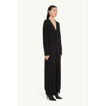 Cotton sweatpants-BLACK-