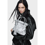 Crossbody bag "5AC" Mini-White & Black