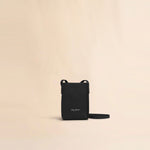 Black leather Museo nano bag with embroidered Marni symbol