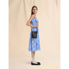 Black leather Museo nano bag with embroidered Marni symbol