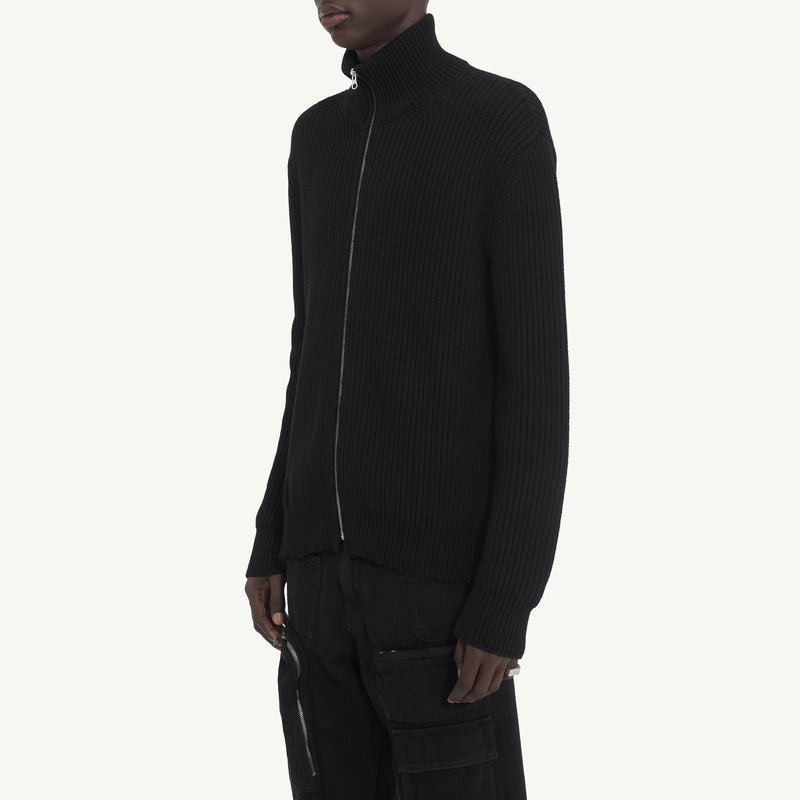 RIBBED KNIT SPORTSJACKET