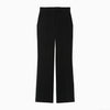 Acetate Polyester High Waisted Center Creased Suit Trouser