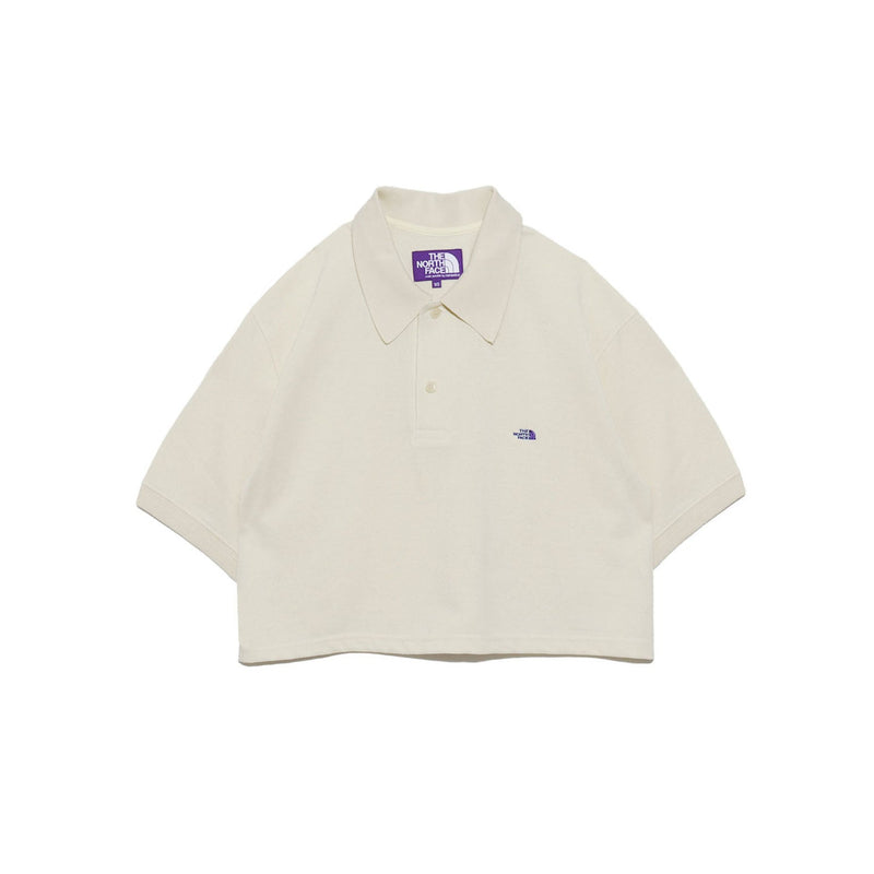 Moss Stitch Field Cropped Polo