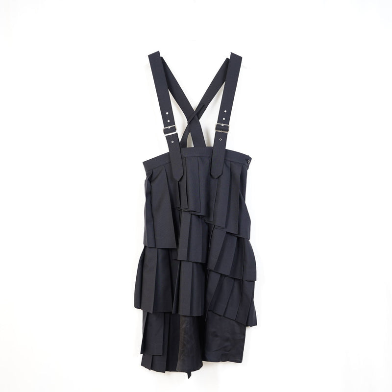 プリーツ ジャンパー スカート　　　　　　　　ブラック プリーツジャンパースカート-BLACK- – THEMARKET