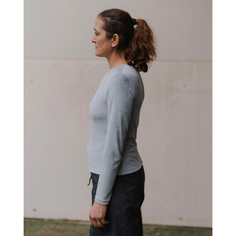 OMO LONG SLEEVE TEE-TOOM GREY-