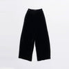 Velour Line Easy Pants-BLACK-