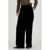Velour Line Easy Pants-BLACK-