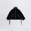 Fleece Jacket-BLACK-