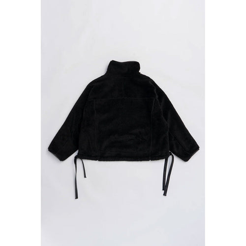 Fleece Jacket-BLACK-