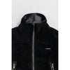 Fleece Jacket-BLACK-