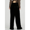 Velour Line Easy Pants-BLACK-