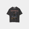 IRON MAIDEN sheer jersey big-T