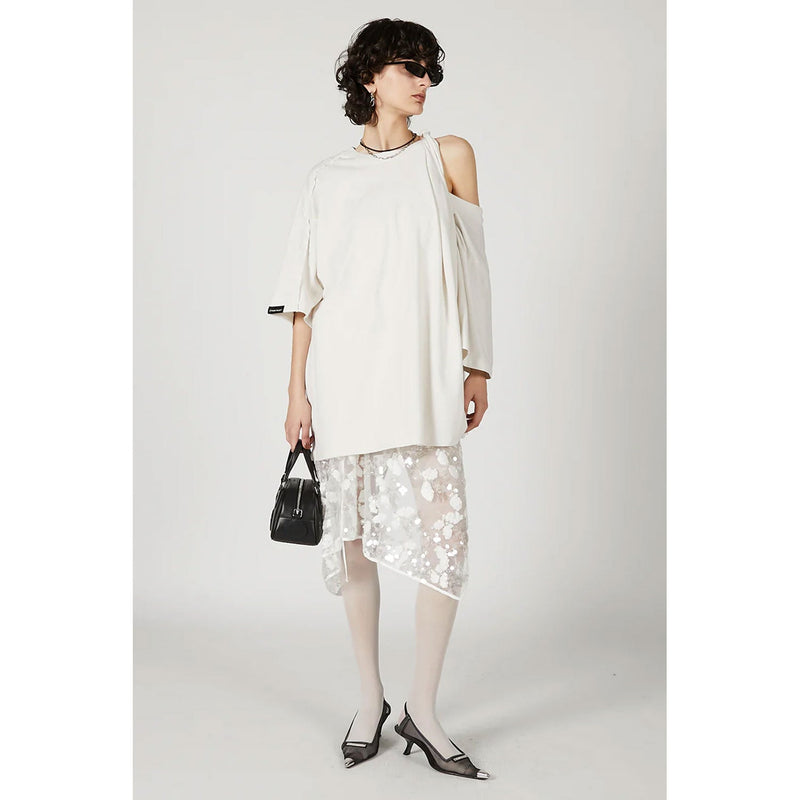 Layered Twist Over Top-WHITE-