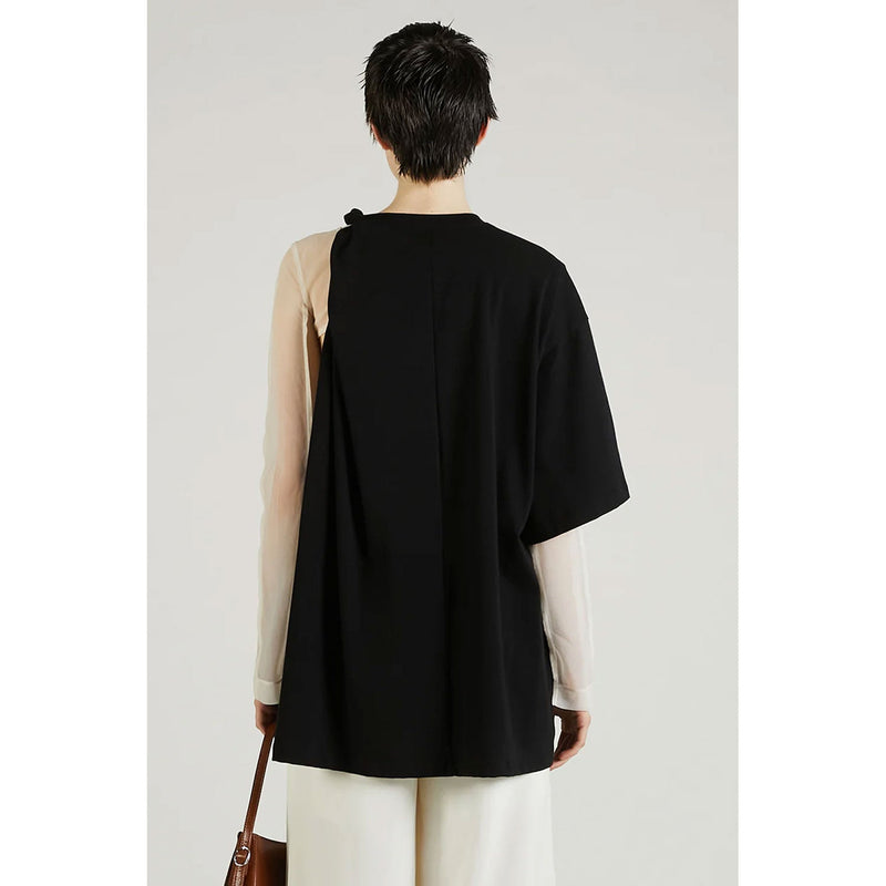 Layered Twist Over Top-WHITE-