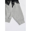 Lace Sweatshirt-GREY-