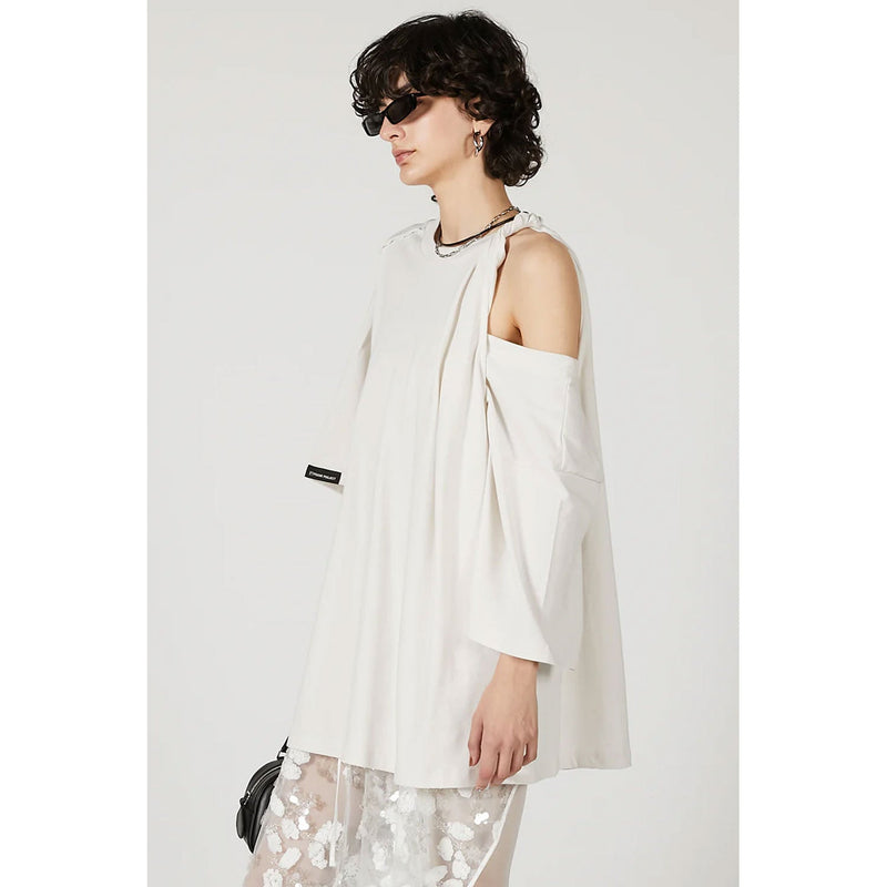 Layered Twist Over Top-WHITE-