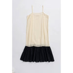 Pleated Dress-IVORY-