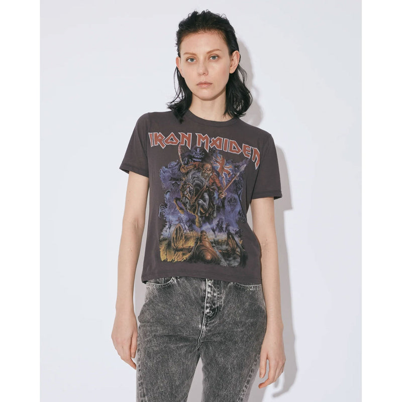 IRON MAIDEN sheer jersey big-T