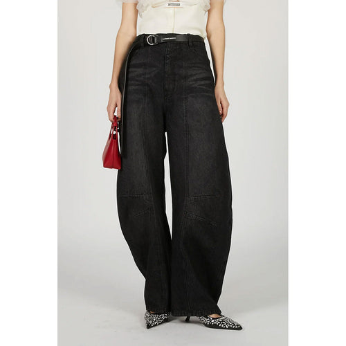 Curve Cocoon Denim-BLACK-