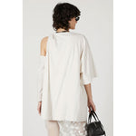 Layered Twist Over Top-WHITE-