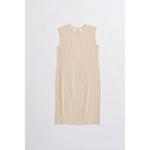 Pleated Dress-IVORY-