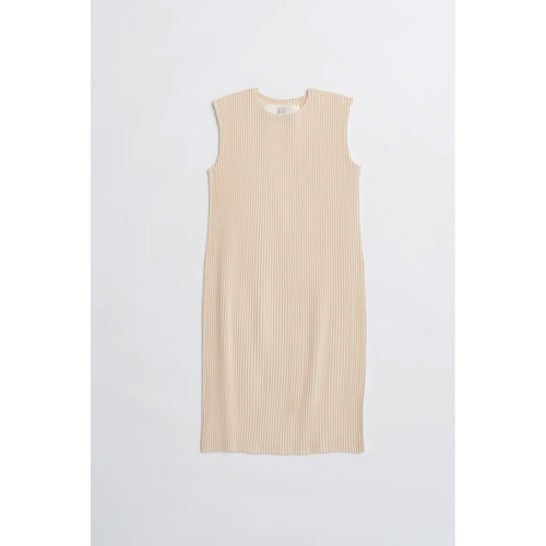 Pleated Dress-IVORY-