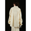 Satin Shirt And Camisole -WHITE-