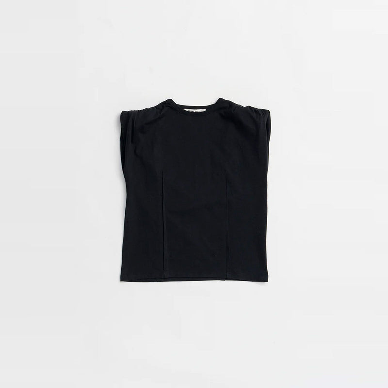 Power Shoulder T-Shirt -WHITE-