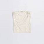 Power Shoulder T-Shirt -WHITE-