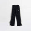 Mesh Combi Line Pants-BLACK-