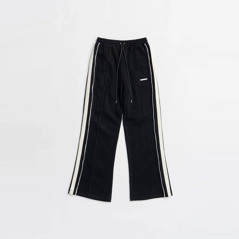 Mesh Combi Line Pants-BLACK-