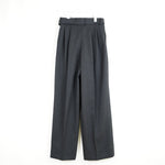 RERACS SUPER TWILL S+S THE SLACKS BELTED 2 TUCK -TOP GRAY- – THEMARKET