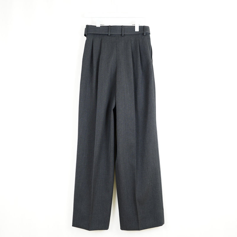 RERACS SUPER TWILL S+S THE SLACKS BELTED 2 TUCK -TOP GRAY- – THEMARKET
