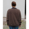 SOAR V NECK－BUREL BROWN-