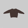 SOAR V NECK－BUREL BROWN-