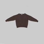 SOAR V NECK－BUREL BROWN-