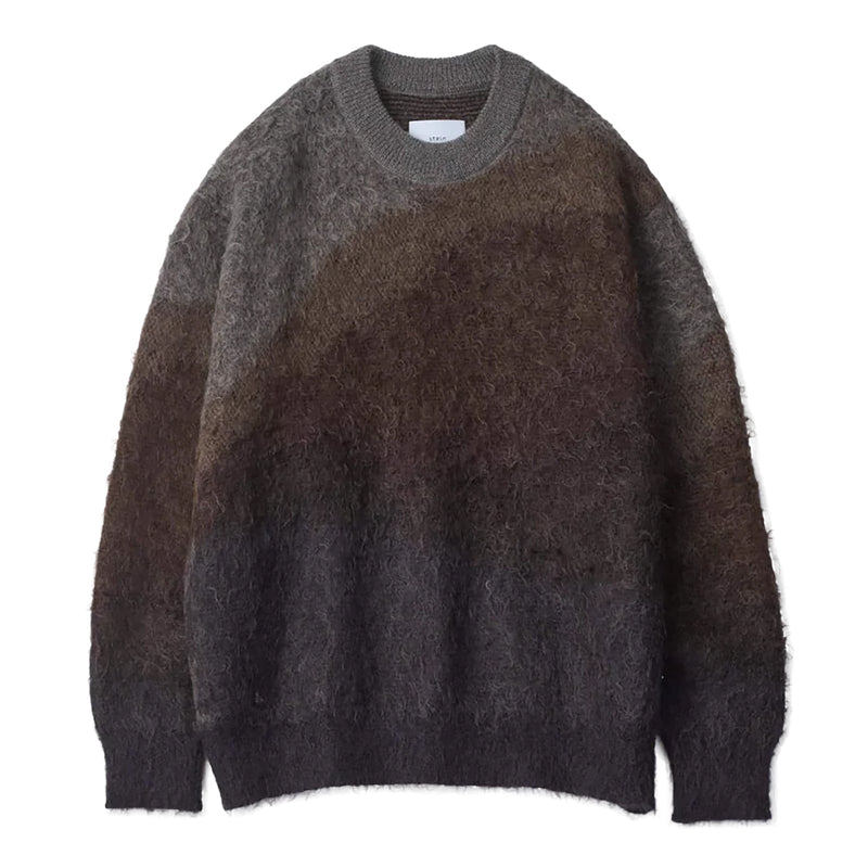 GRADATION MOHAIR KNIT LS