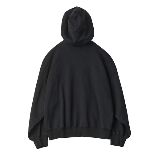 UNTWITED YARN FADE SWEAT HOOD LS