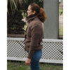 TIER CARDIGAN-BUREL BROWN-
