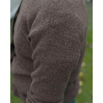 TIER CARDIGAN-BUREL BROWN-