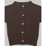 TIER CARDIGAN-BUREL BROWN-