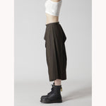 COTTON BROAD GARMENT DYEING SKIRT PANTS