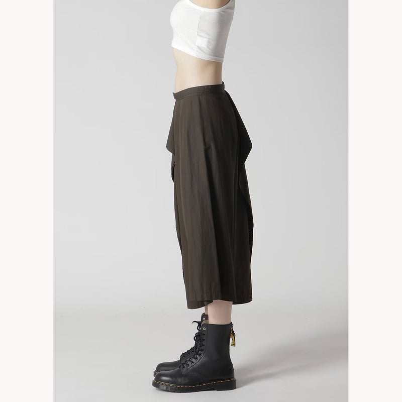 COTTON BROAD GARMENT DYEING SKIRT PANTS